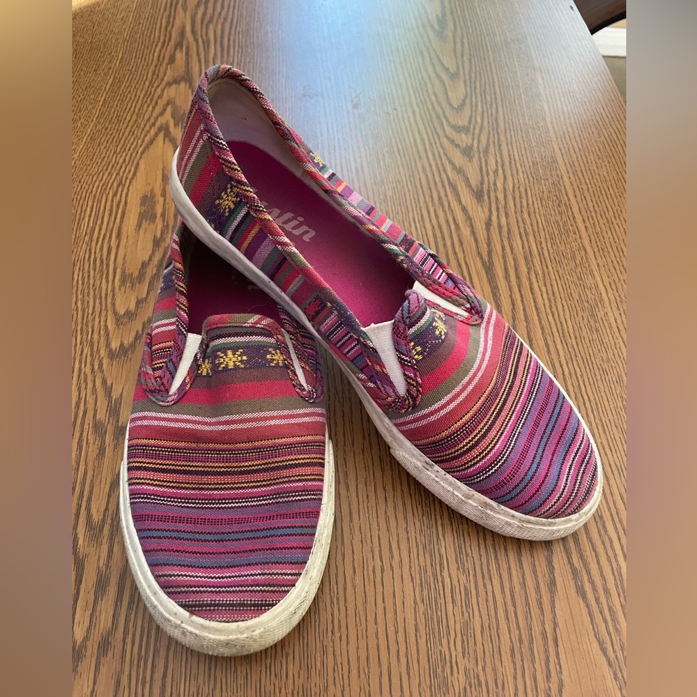 Serape/ Boho/ Western Slip on shoes